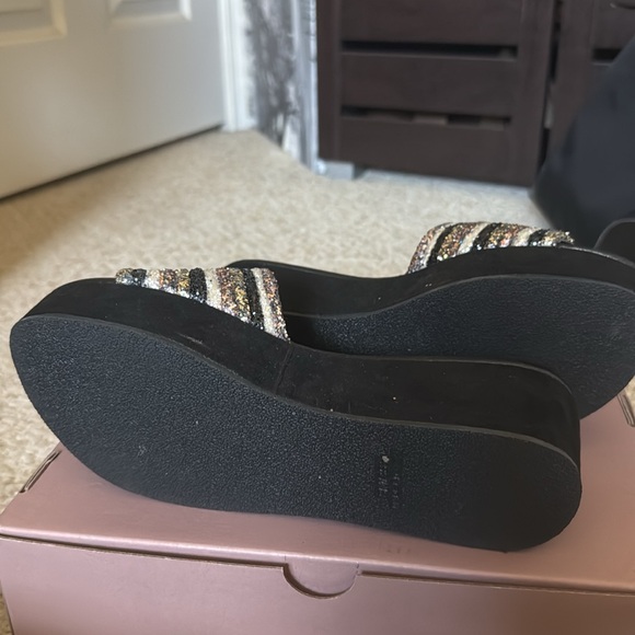 Jessica Simpson trivia slide sandals in metallic multi - Picture 2 of 4